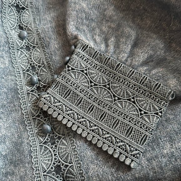 NEW Sezane Melina Cardigan in Sage | Blue Green- size M - Picture 7 of 10